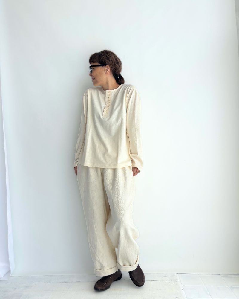 10ボタンTee Ivory