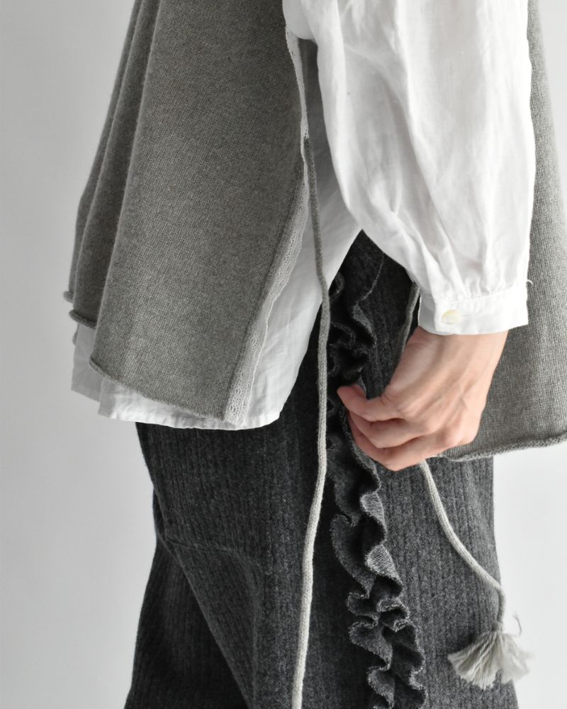 【予約】 F/W G 1235 ソニアリバーレースニットベスト（10月初旬 - 10月中旬）