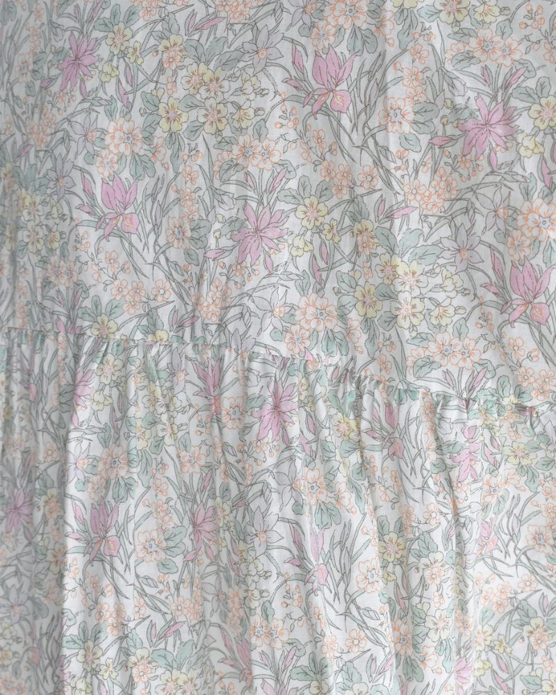 LIBERTY PRINT シャツブラウス Iris