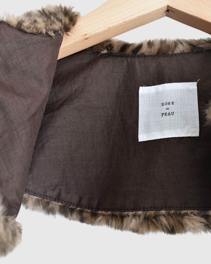 LEOPARD TIPPET Brown