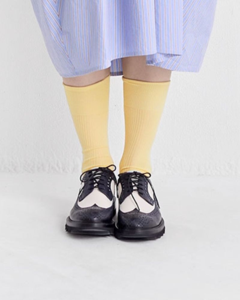 5カラーリブソックス