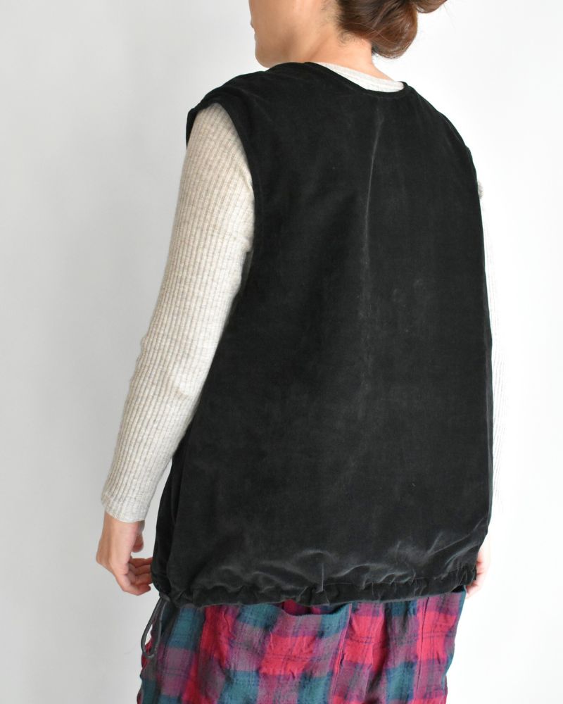 REVERSIBLE MOUNTAINEER VEST VintageBlack