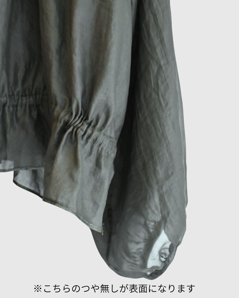 【予約】S/S 8T008 2wayギャザーシャツ（4月）