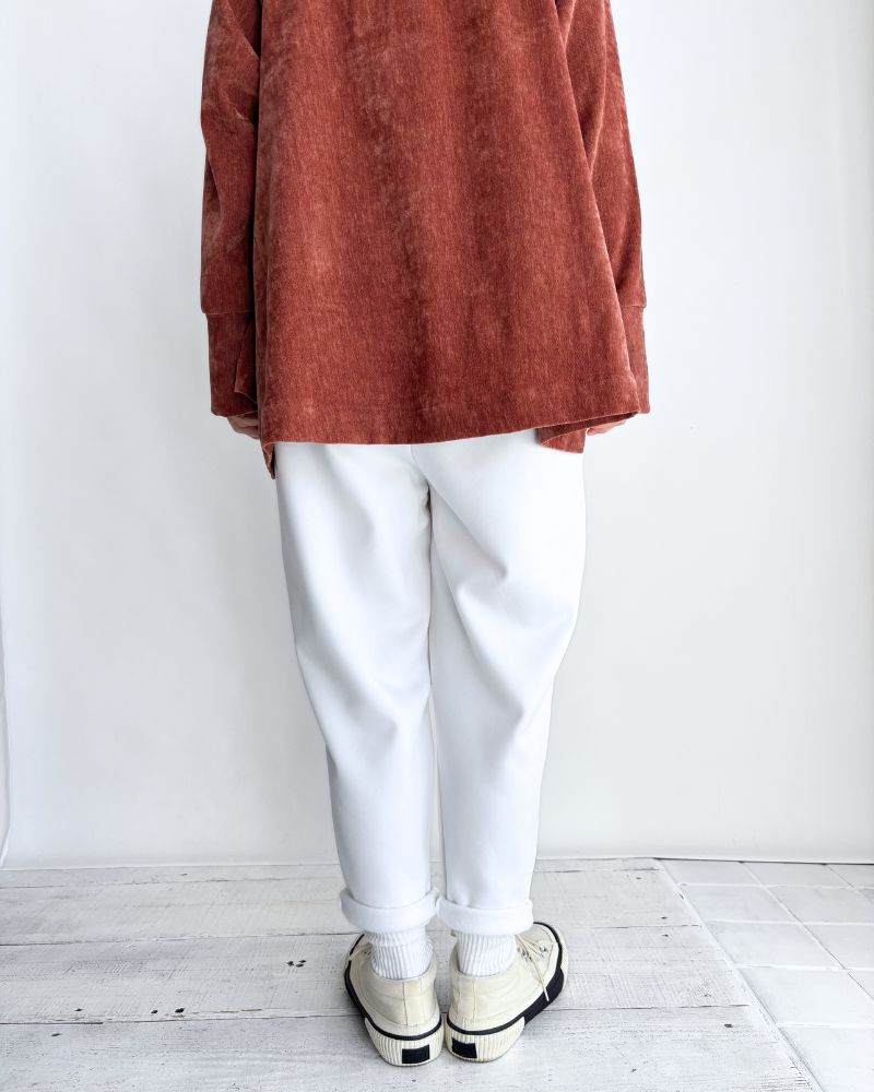 裏起毛ポンチジョッパーズトラウザー 'RUNKY' White