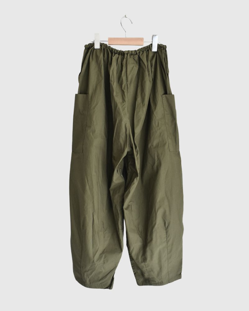 タイプライターコットンパンツ Khaki