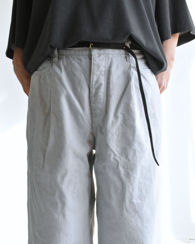 ワイドデニムパンツ Gray