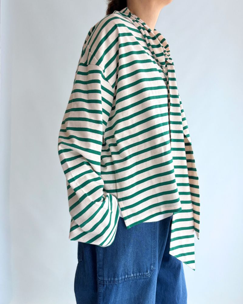 taco cotton ボーダータイ Pink/Green