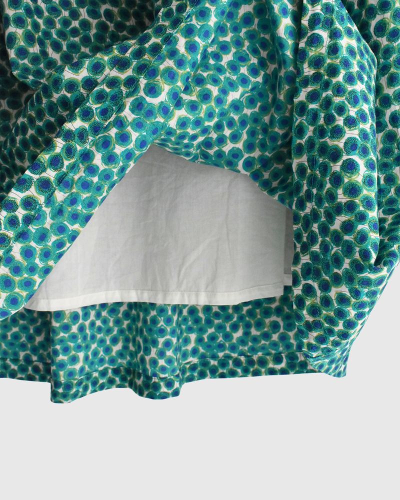 LIBERTYプリント スカート GreenFlower