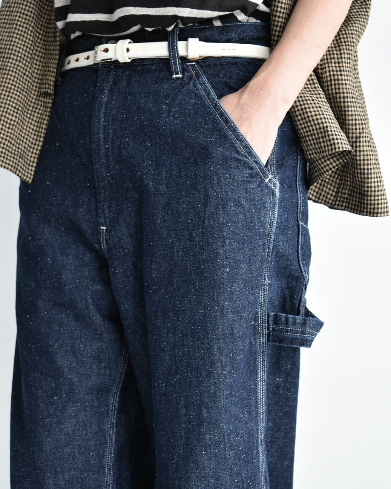 ライトオンスデニム ペインタ―ドロシーパンツ Navy