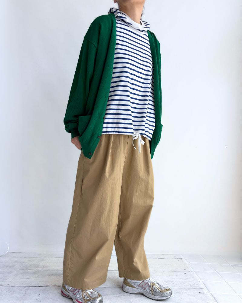 透かし編みニットカーディガン 'EMILY' Green