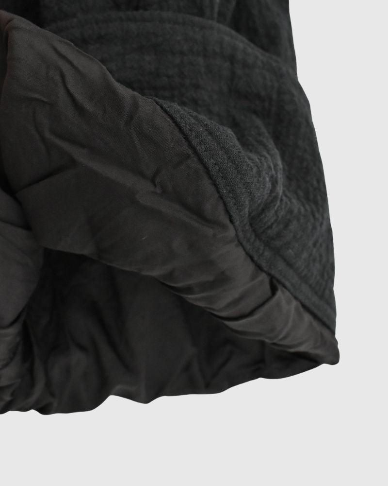 オリジナルランダムストライプキルト ヌーボーパンツ Black