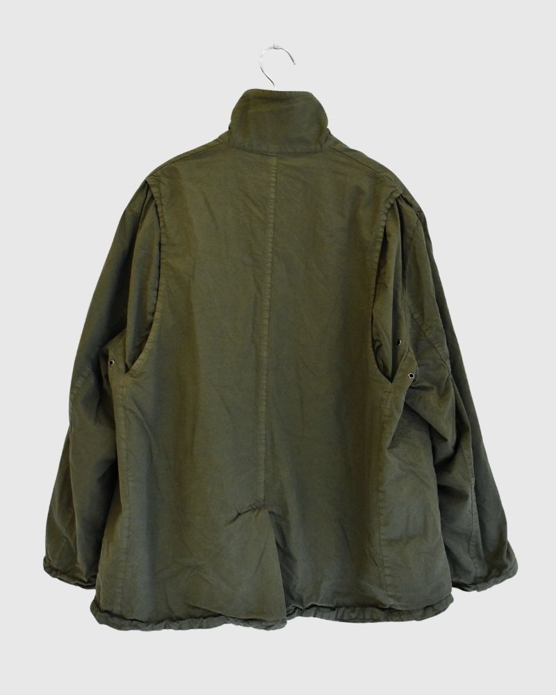 ガーメントダイショートコート Khaki