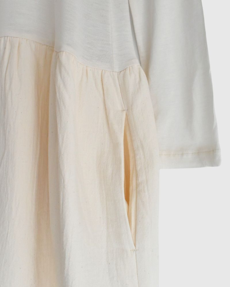 パフスリーブワンピース Ecru