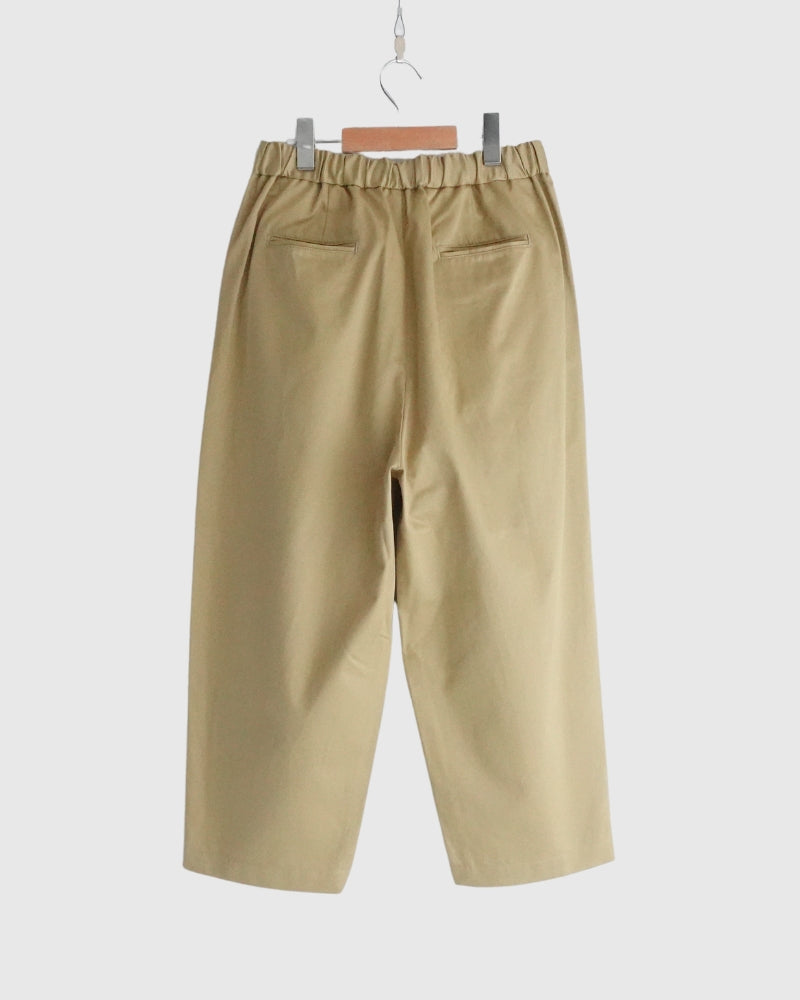 WEST POINT 2TUCK TAPERED EASY PANTS Beige