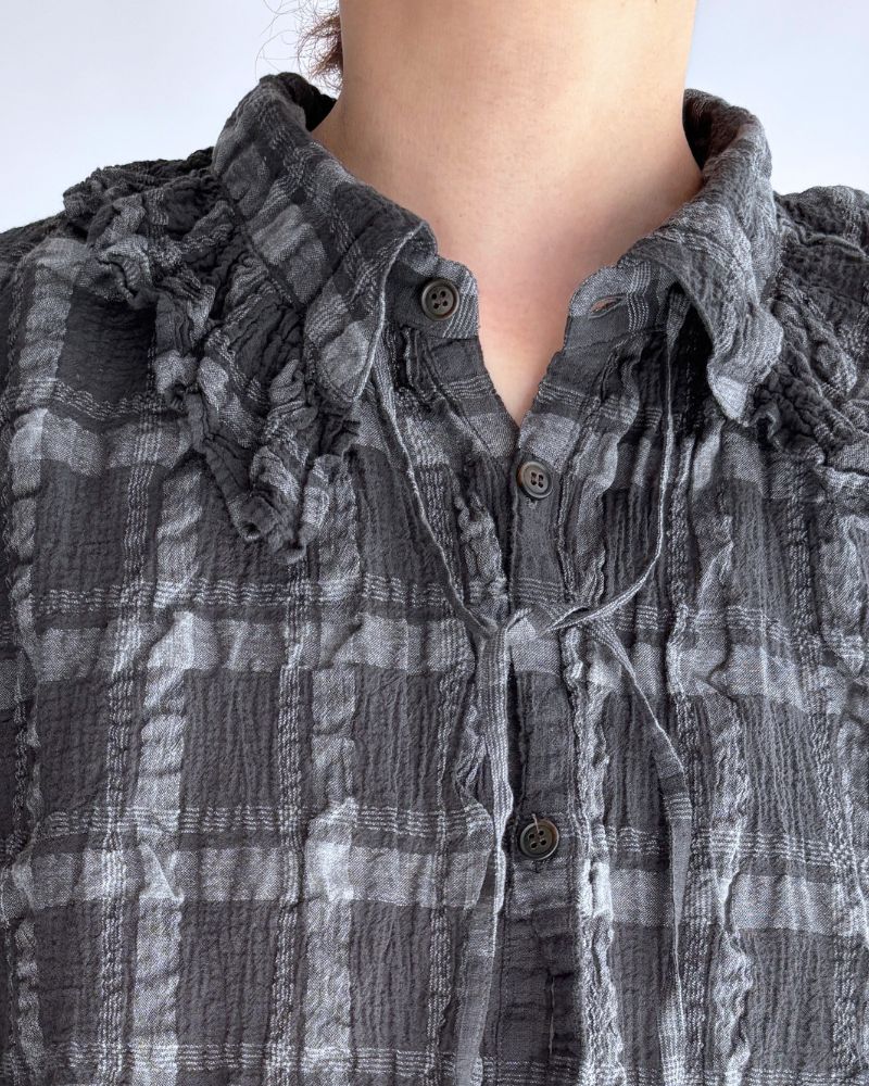 Favorite チェックブラウス GrayCheck