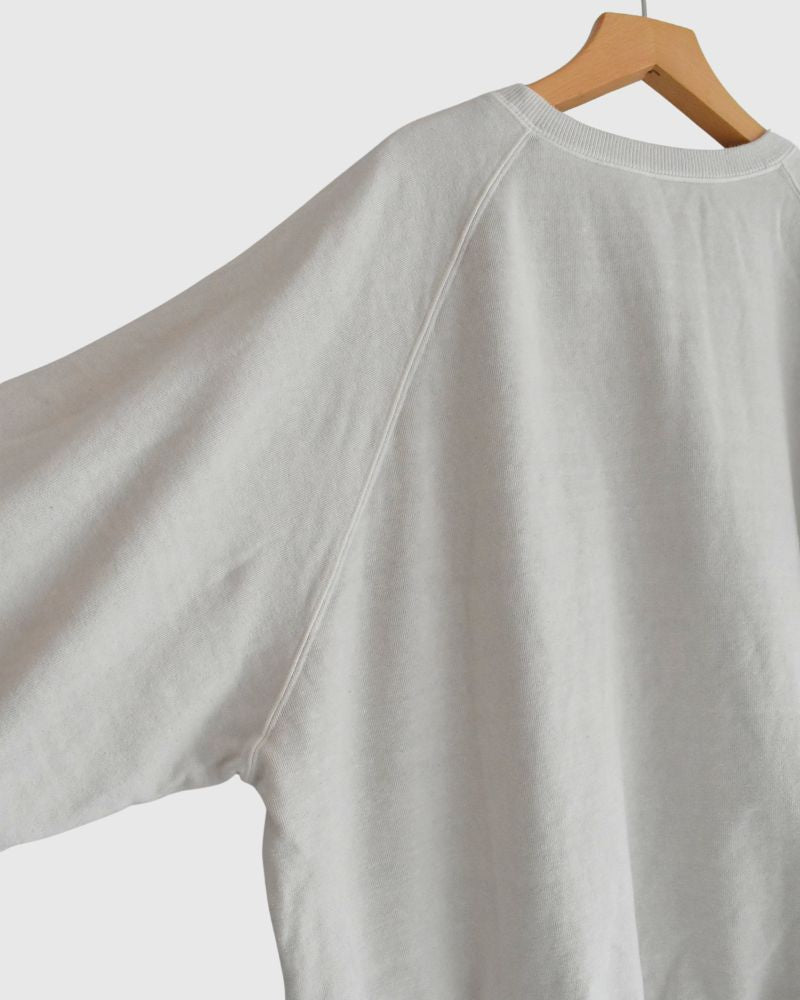 Pigment dye スウェットL/S Ivory