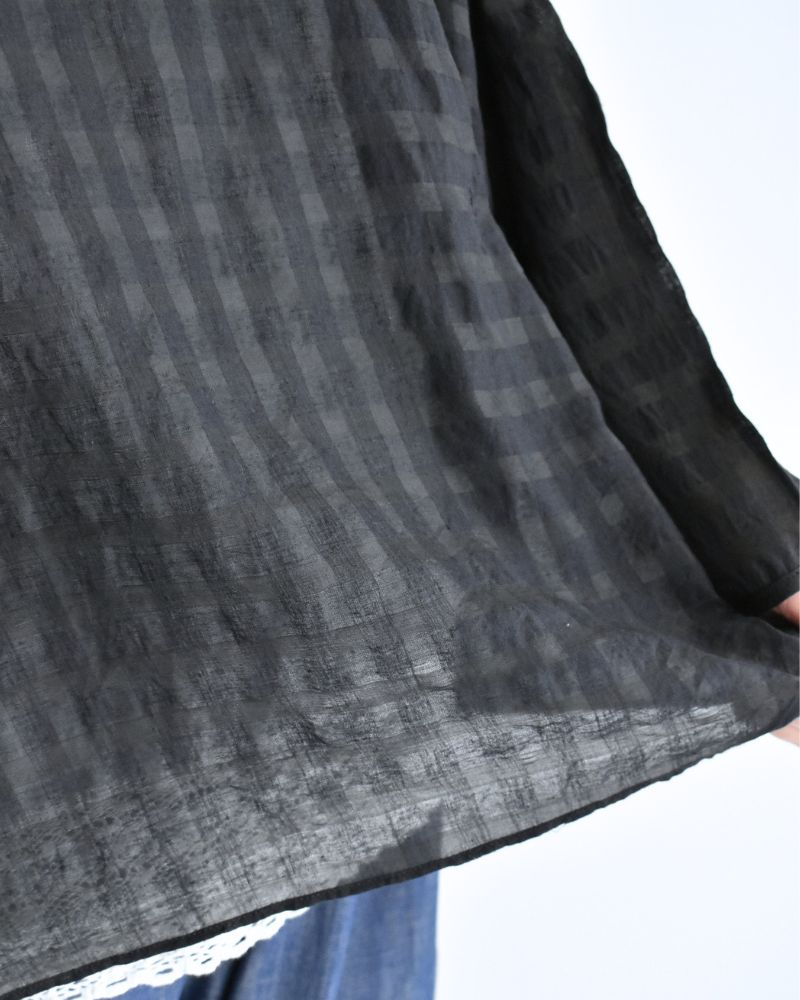 DROP SHOULDER SMOCK Black