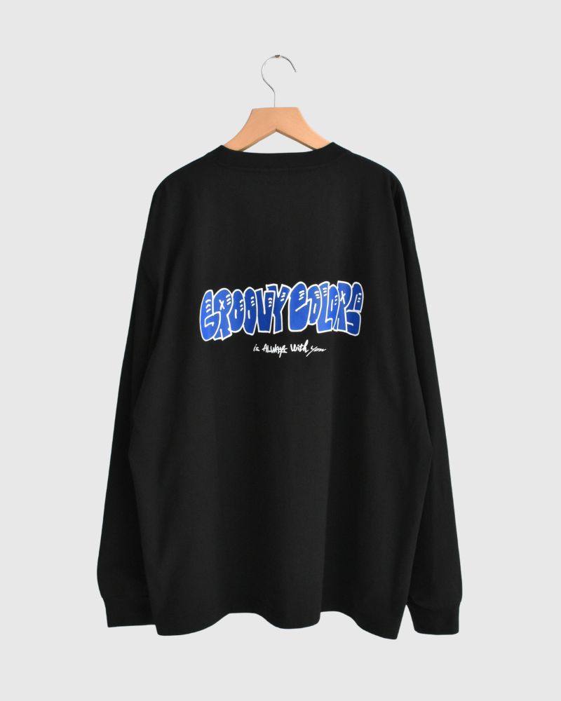 グラフィックロゴ ロングスリーブTee (MENS) Black
