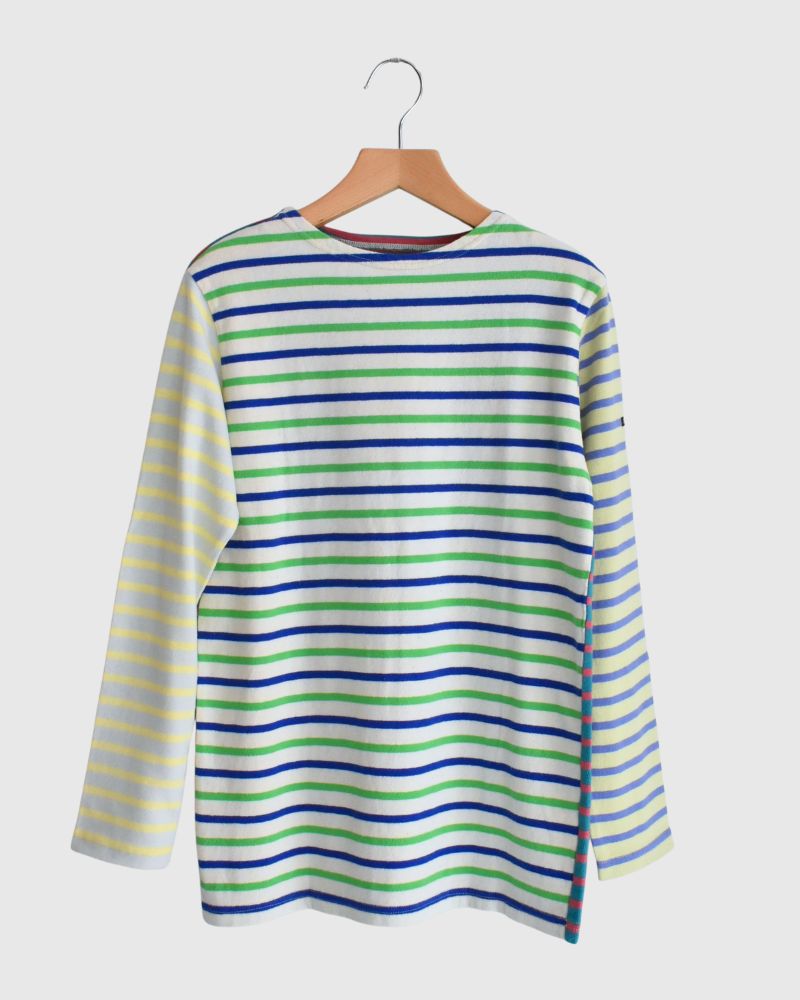 【sale】ボーダテンジクボートネックTEE Crazy　02