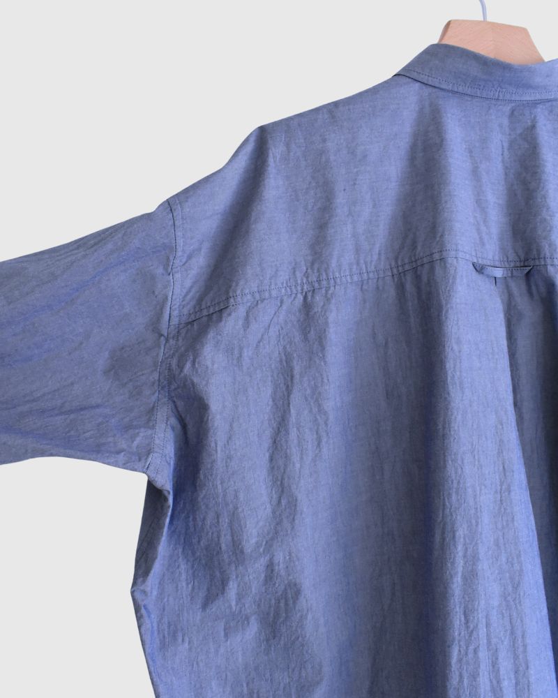 レギュラーカラービッグシャツ Navy