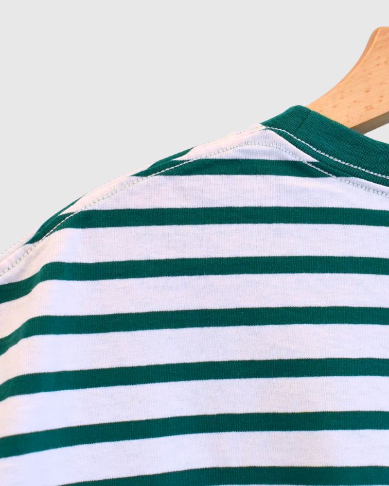 taco cotton ボーダーL/S Pink/Green