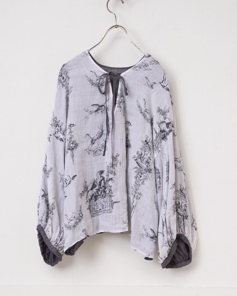 【予約】MS/F G1205 Florence ブラウス - reversible -（8月初旬 - 8月中旬）