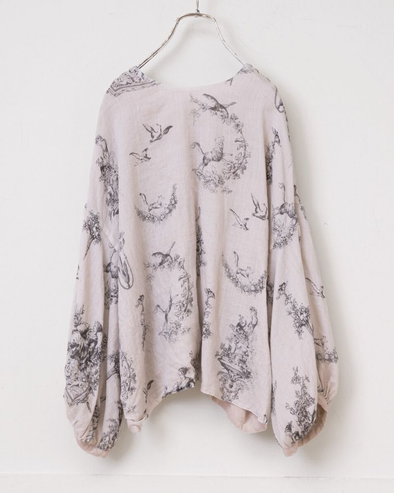 【予約】MS/F G1205 Florence ブラウス - reversible -（8月初旬 - 8月中旬）