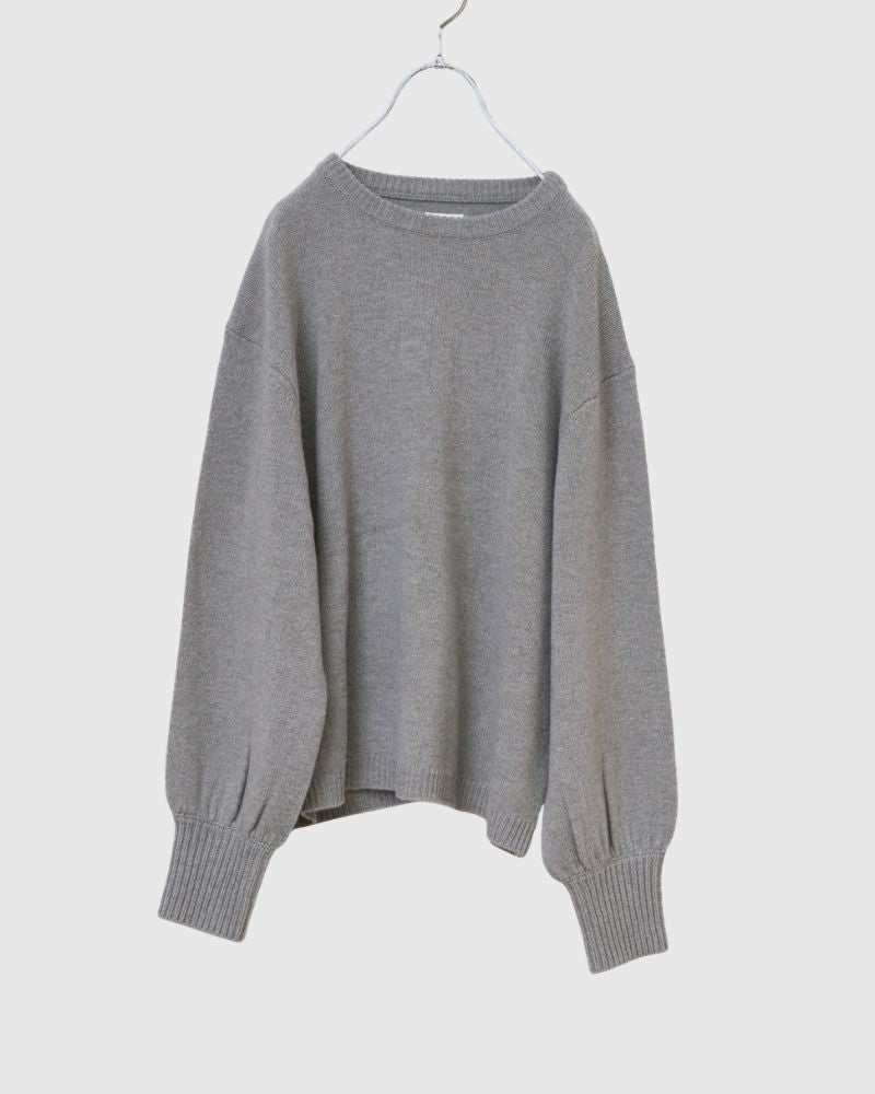 【予約】 F/W G 1240 ソリッドニットプルオーバー（10月中旬 - 10月末）