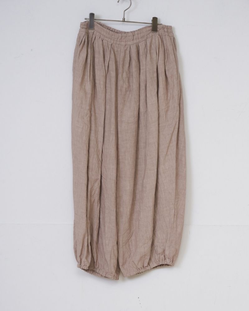 【予約】S/S G1164 LINEN ameri PANTS（3月初旬 – 3月中旬）