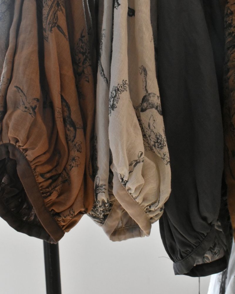 【予約】MS/F G1205 Florence ブラウス - reversible -（8月初旬 - 8月中旬）