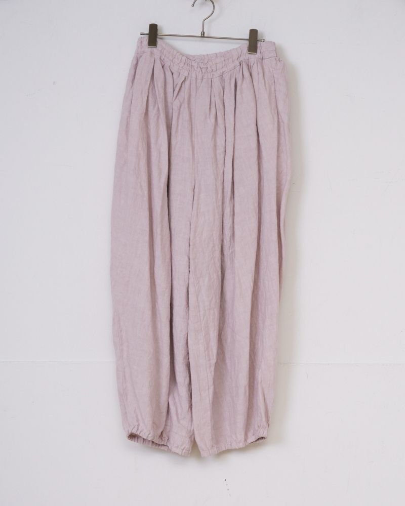 【予約】S/S G1164 LINEN ameri PANTS（3月初旬 – 3月中旬）