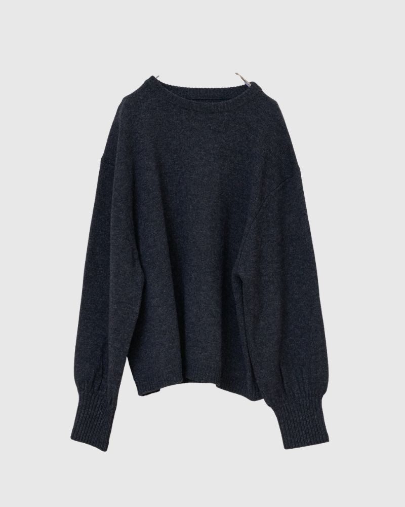 【予約】 F/W G 1240 ソリッドニットプルオーバー（10月中旬 - 10月末）