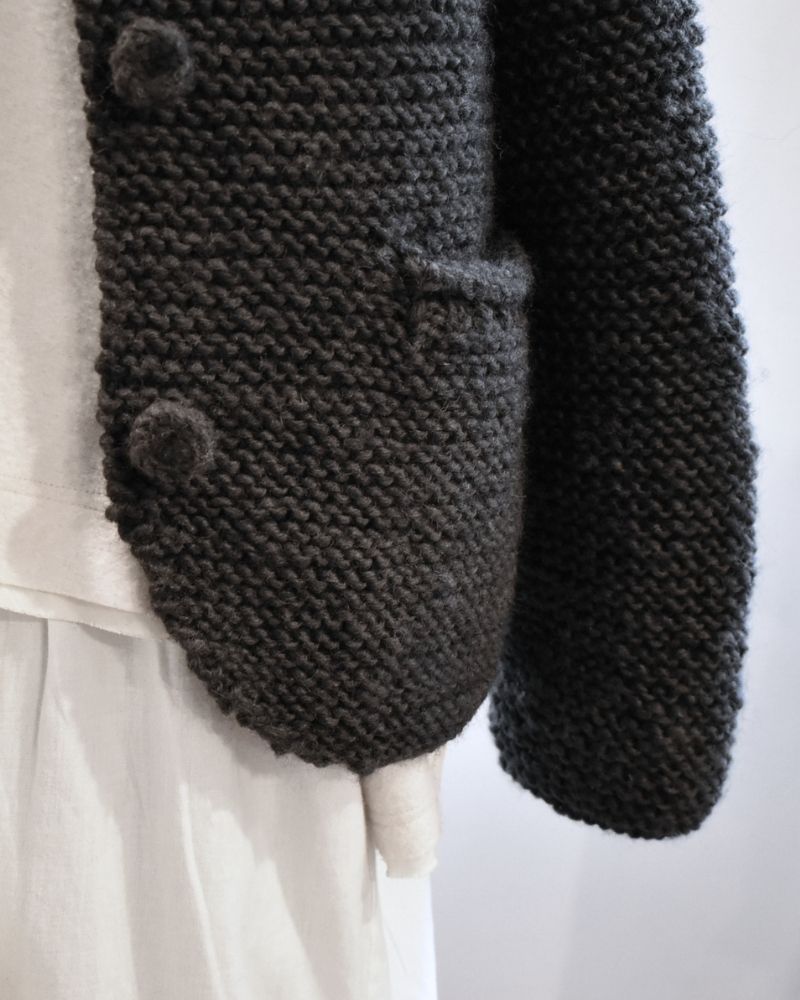 【予約】F/W RS 034 ハンドニットジャケット（11月中旬 - 11月末）