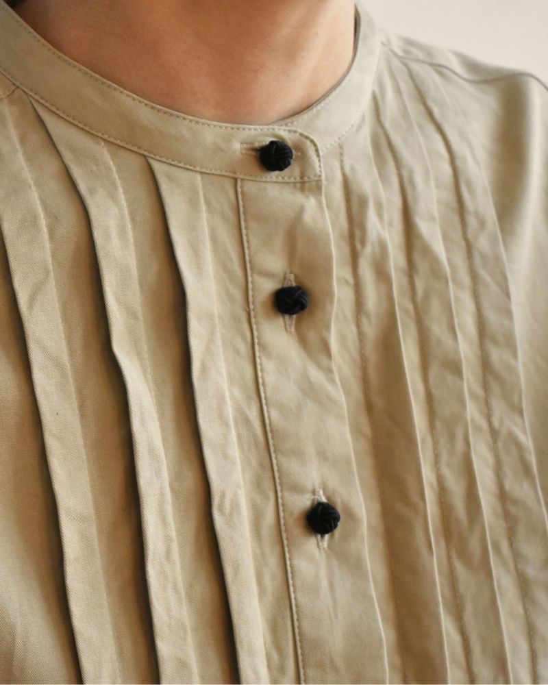 【予約】 F/W LA 502 アノニマスピンタックチュニックブラウス（8月末 - 9月初旬）