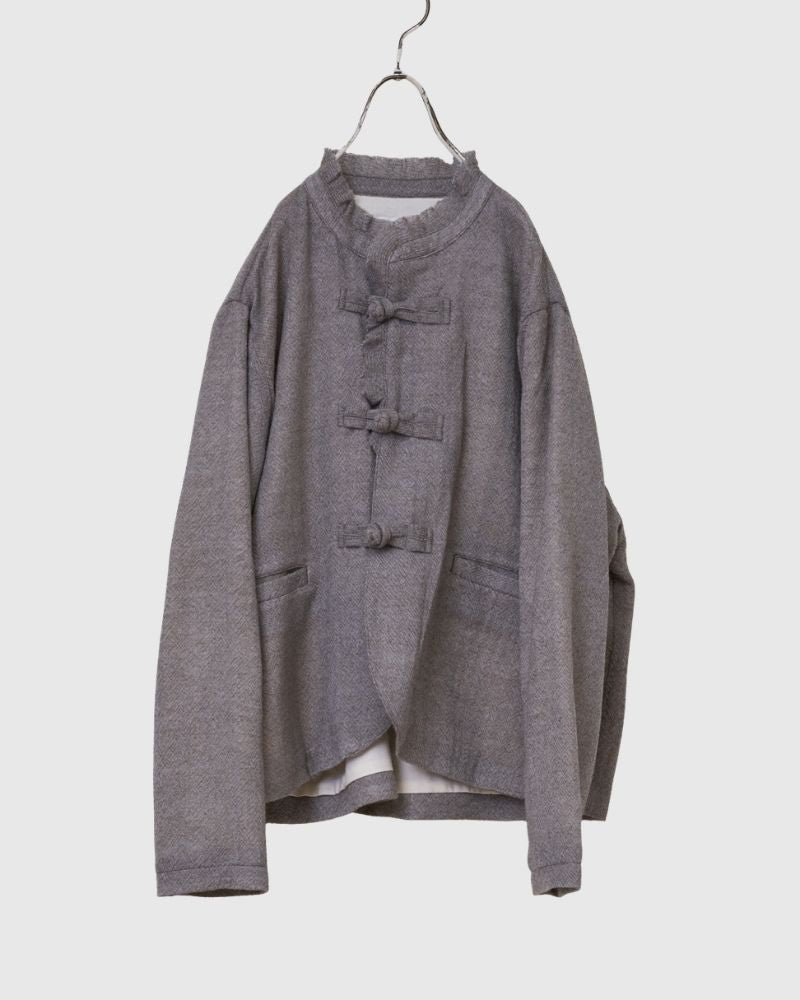 【予約】 F/W LA 528 アノニマスウールガーゼチャイナジャケット（10月末 - 11月初旬）