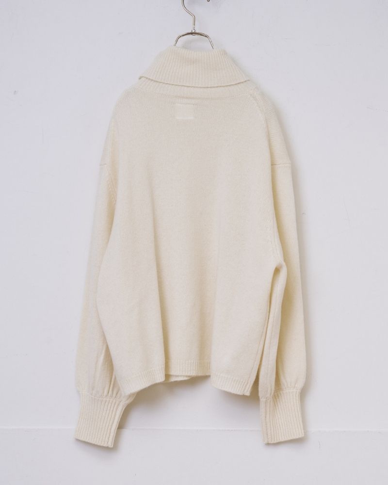 【予約】 F/W G 1241 ソリッドタートルニットプルオーバー（10月中旬 - 10月末）