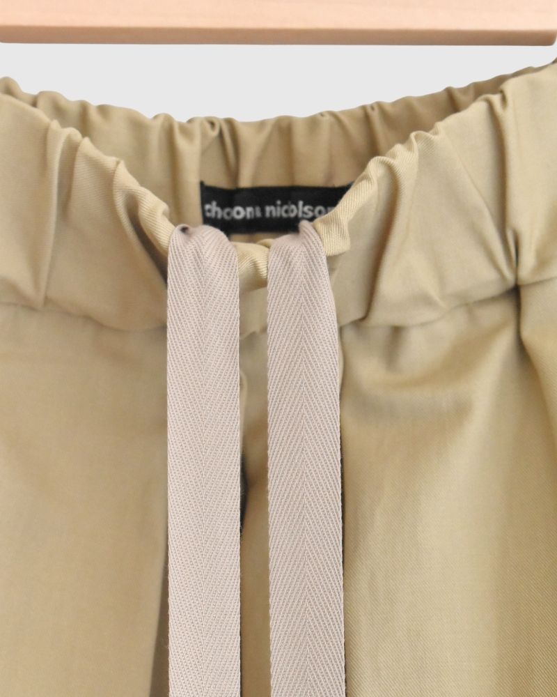 DOLLY-TWILL タックスカート Beige