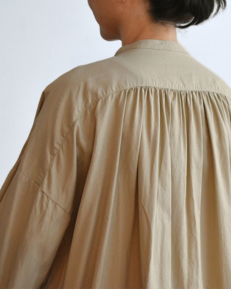 【予約】 F/W LA 502 アノニマスピンタックチュニックブラウス（8月末 - 9月初旬）