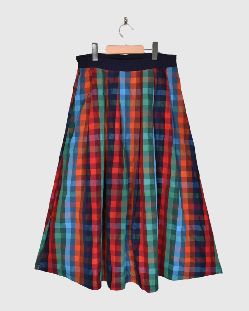 CHECK A LINE SKIRT 'FELINA' Multi