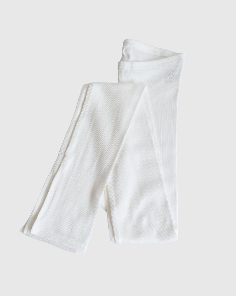 コットンカシミアテレコレギンス White