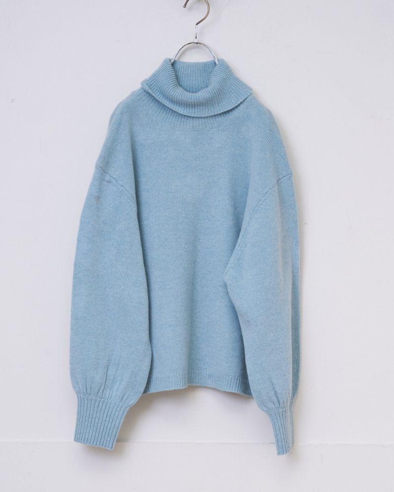 【予約】 F/W G 1241 ソリッドタートルニットプルオーバー（10月中旬 - 10月末）
