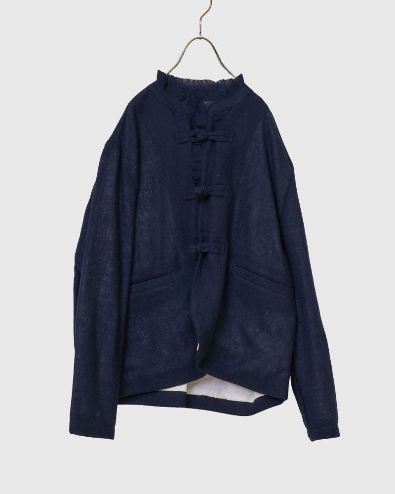 【予約】 F/W LA 528 アノニマスウールガーゼチャイナジャケット（10月末 - 11月初旬）