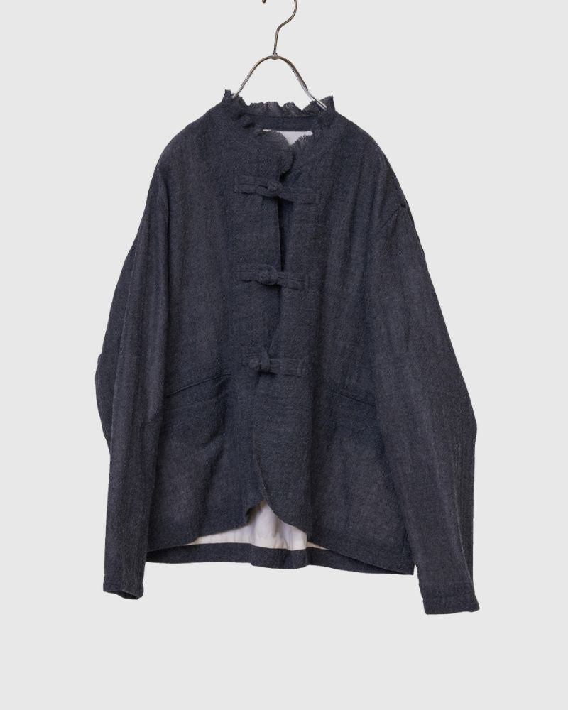 【予約】 F/W LA 528 アノニマスウールガーゼチャイナジャケット（10月末 - 11月初旬）