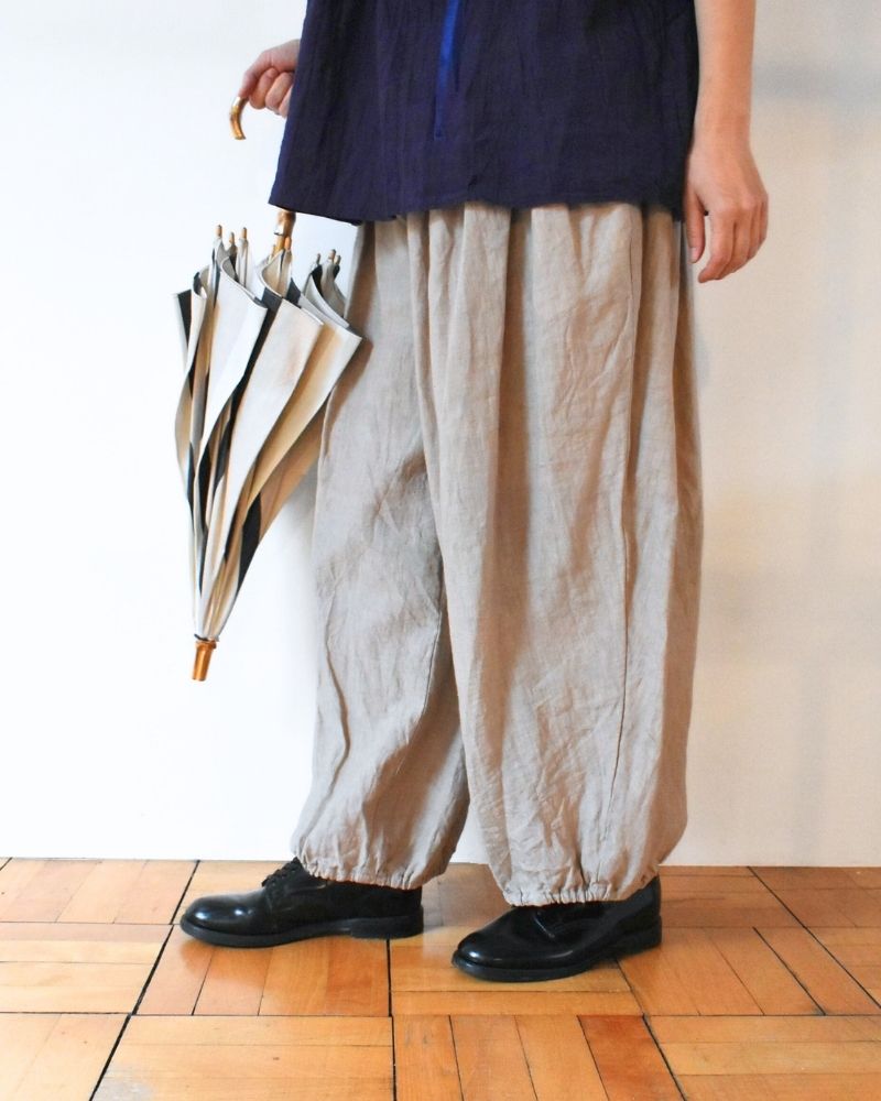 【予約】S/S G1164 LINEN ameri PANTS（3月初旬 – 3月中旬）