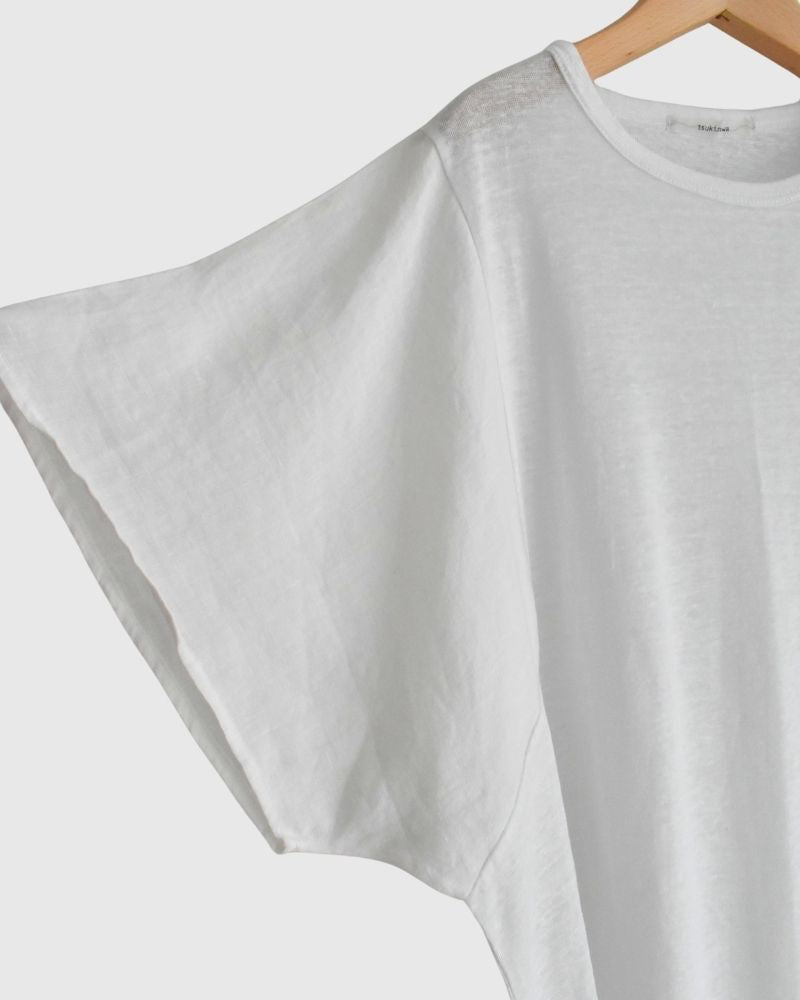 【sale】リネンTee White/White