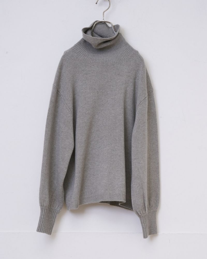 【予約】 F/W G 1241 ソリッドタートルニットプルオーバー（10月中旬 - 10月末）