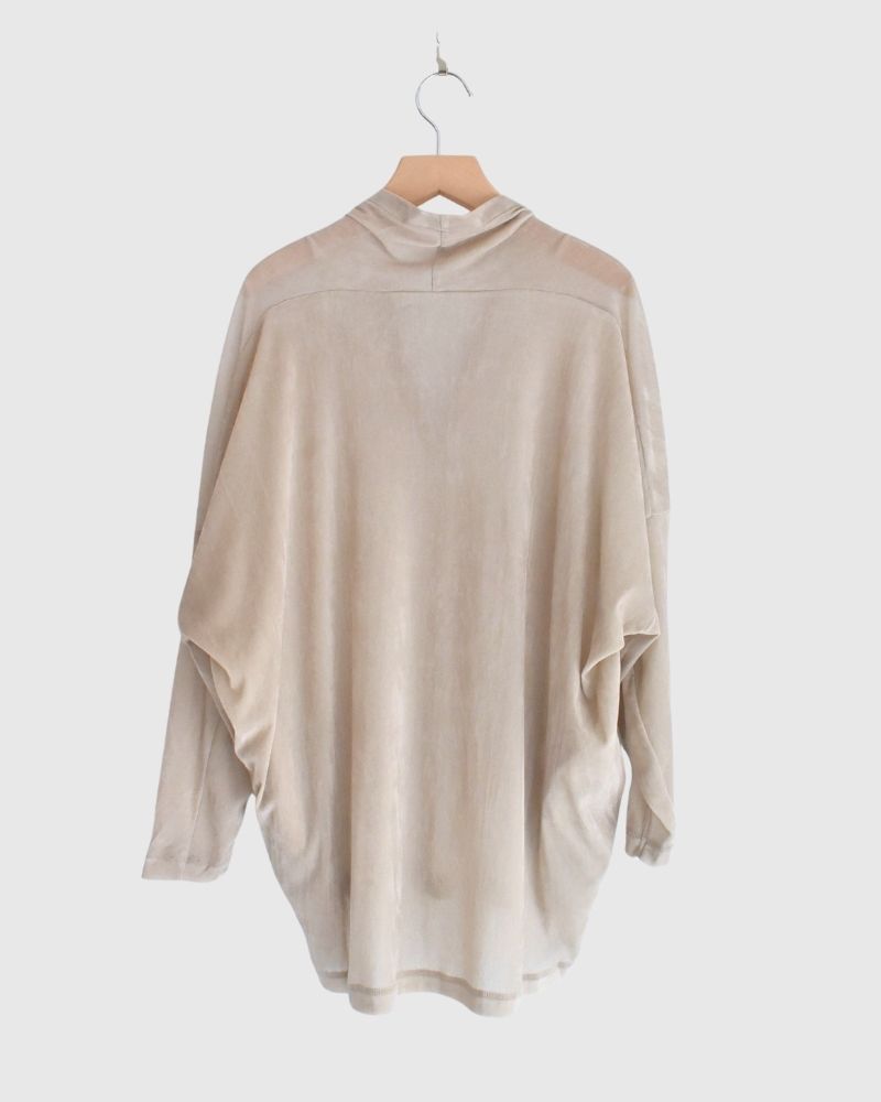 TULLE FLOCKY カーディガン Beige