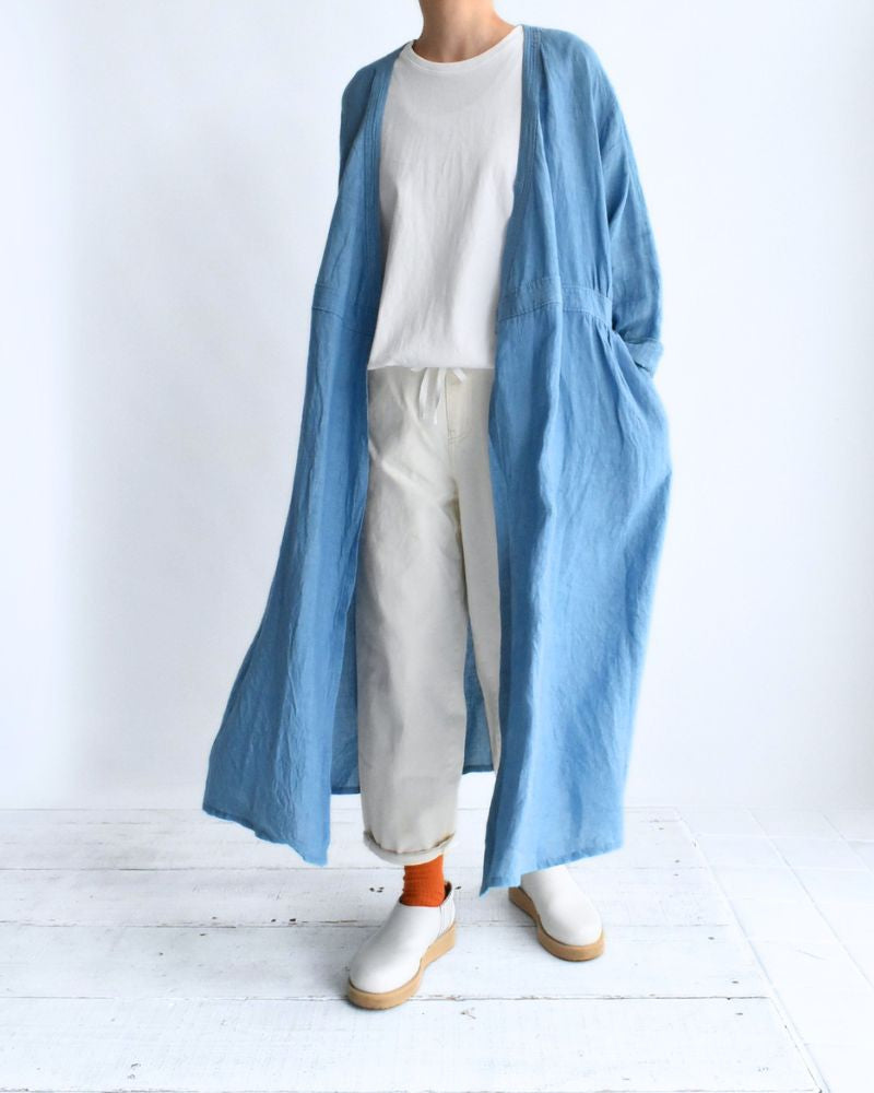 ノースリーブ ドロストTシャツ White