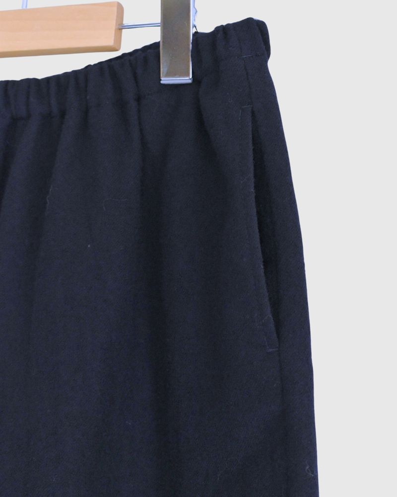 コクーンパンツ（ウール） Navy