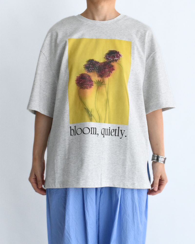 2Way プリントTシャツ AshGray